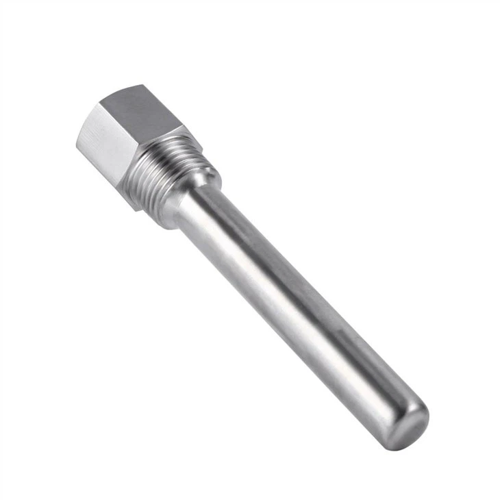 Stainless Steel Thermowell Installation With Plastic Nut